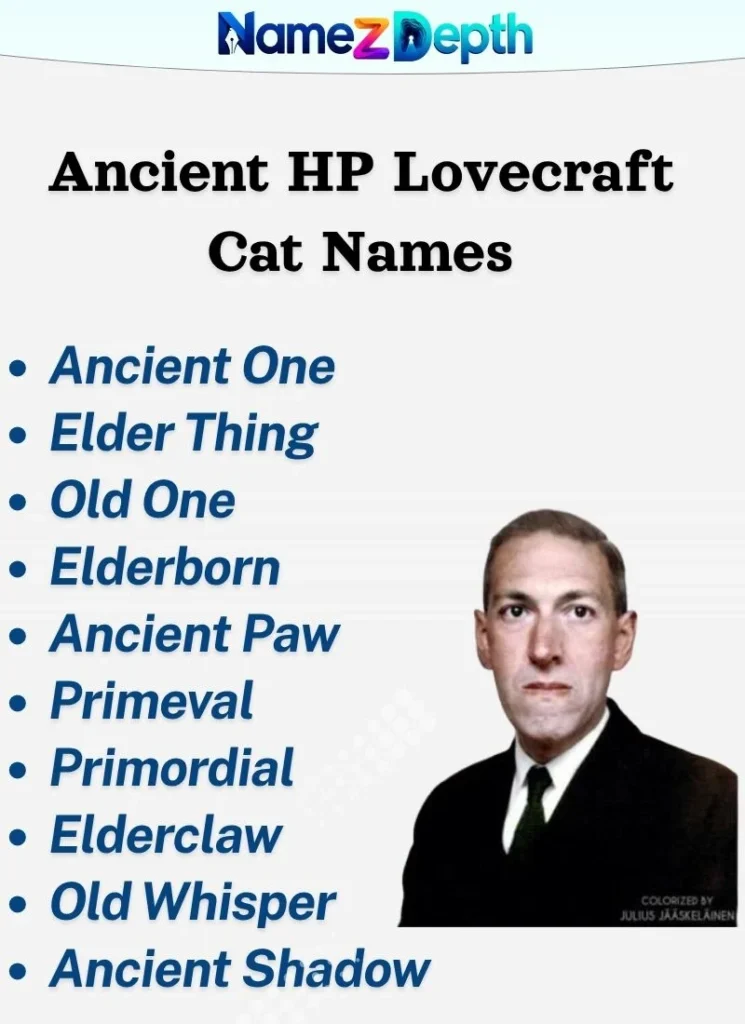 Ancient HP Lovecraft Cat Names