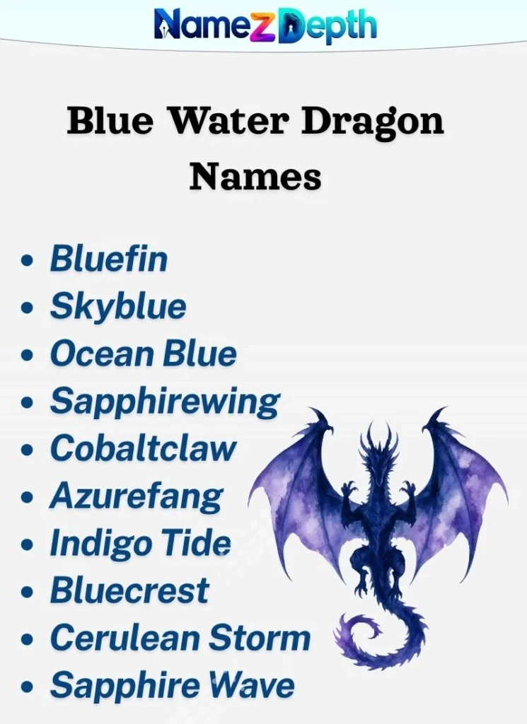 Blue Water Dragon Names