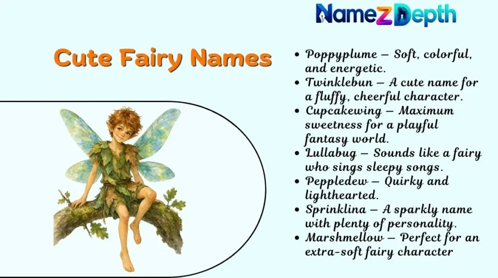Cute Fairy Names