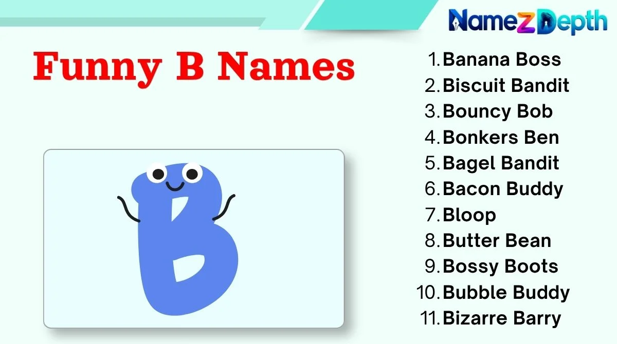 Funny B Names