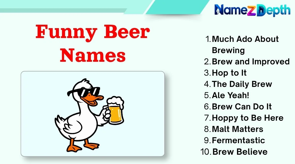 Funny Beer Names