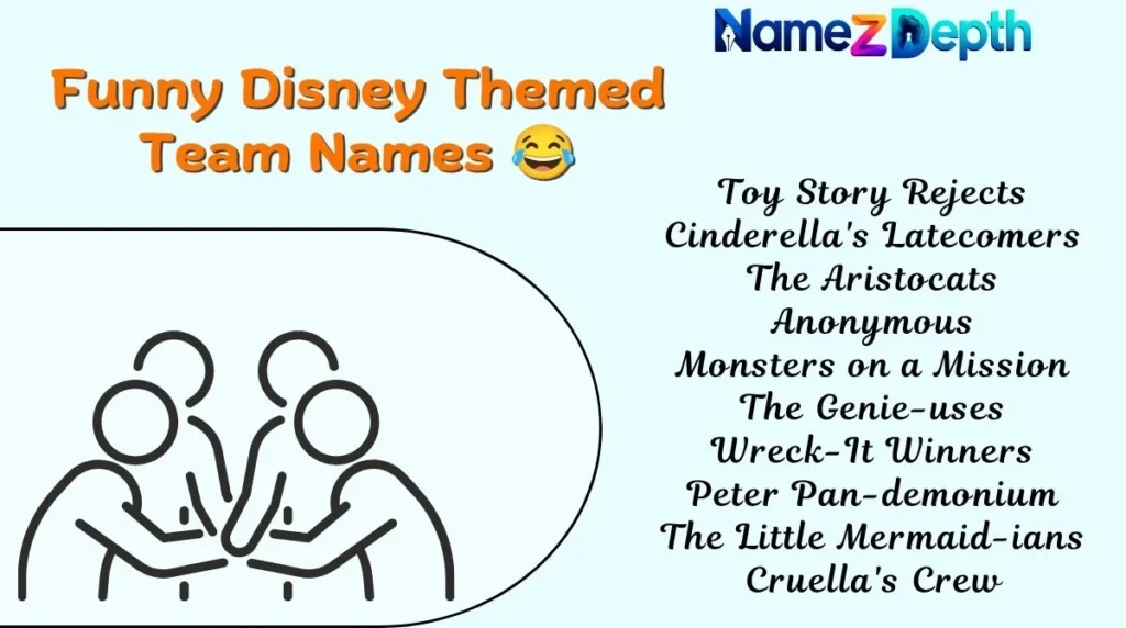 Funny Disney Themed Team Names π