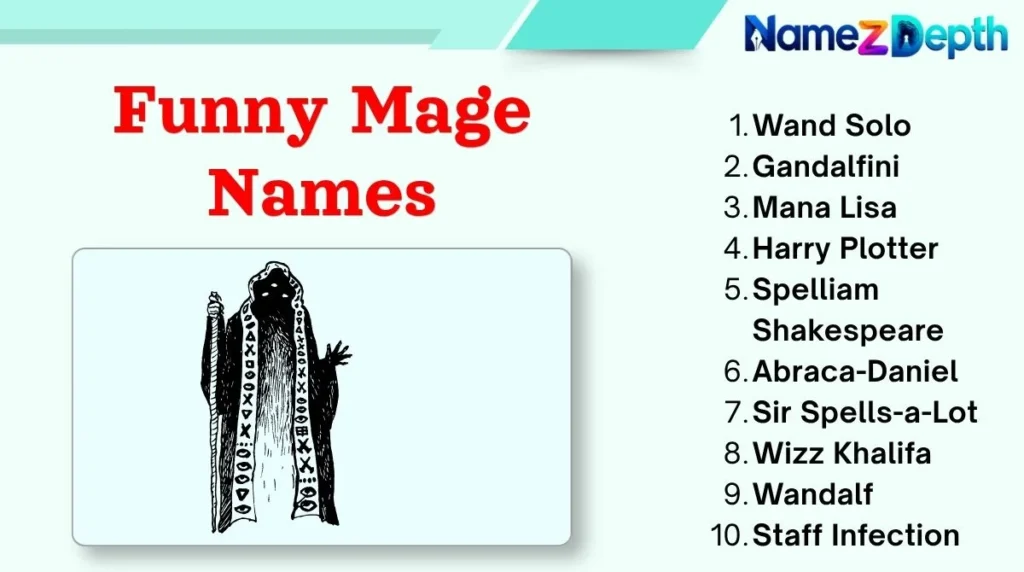 Funny Mage Names
