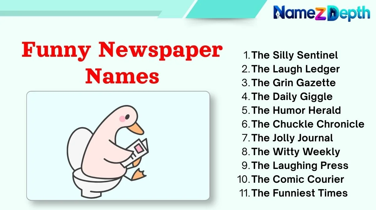 Funny Newspaper Names
