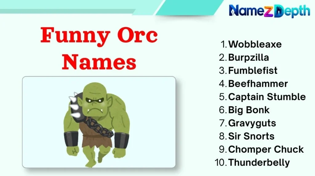 Funny Orc Names