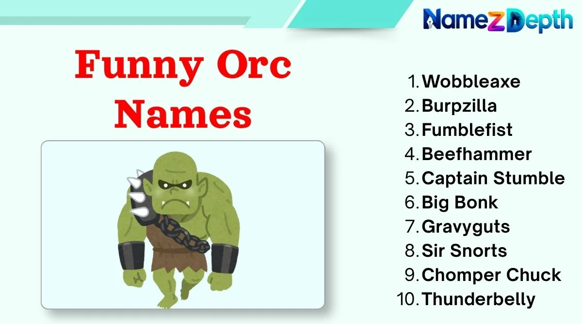 Funny Orc Names