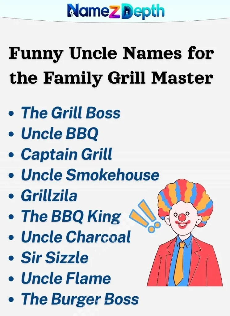 Funny Uncle Names for the Family Grill Master