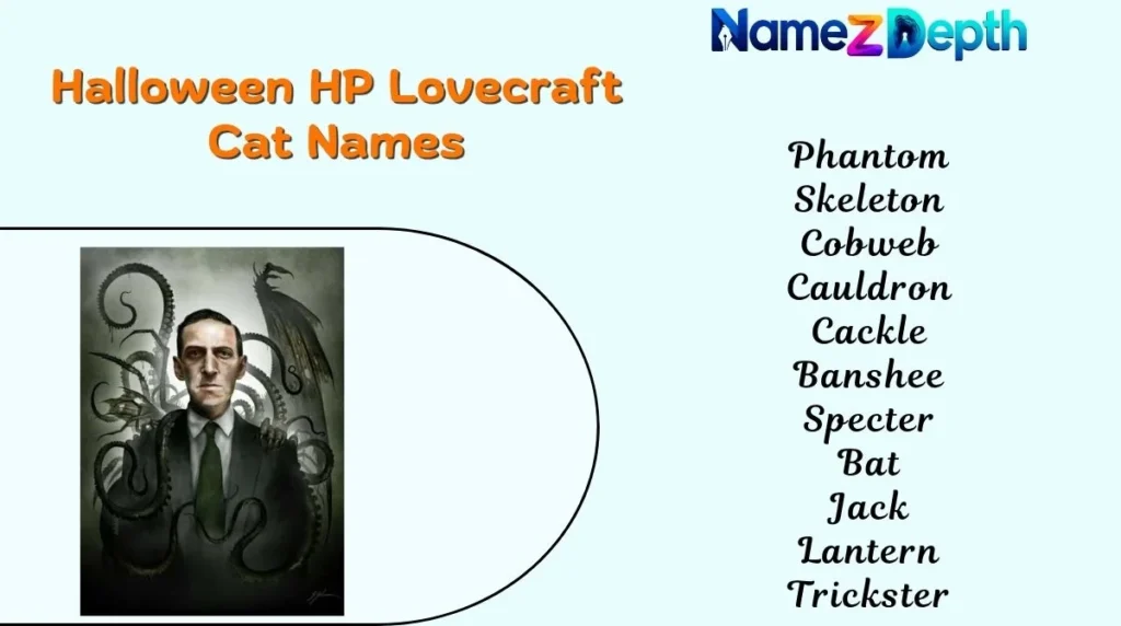 Halloween HP Lovecraft Cat Names