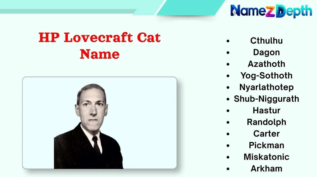 HP Lovecraft Cat Name