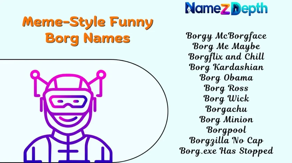 Meme-Style Funny Borg Names