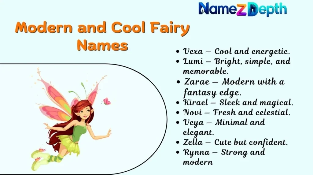 Modern and Cool Fairy Names