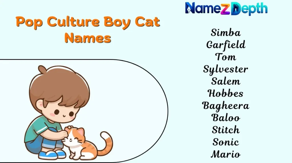 Pop Culture Boy Cat Names