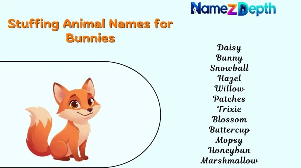 Stuffing Animal Names for Bunnies