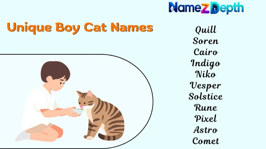 Unique Boy Cat Names