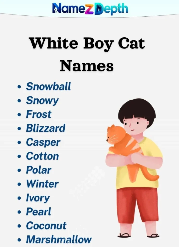 White Boy Cat Names