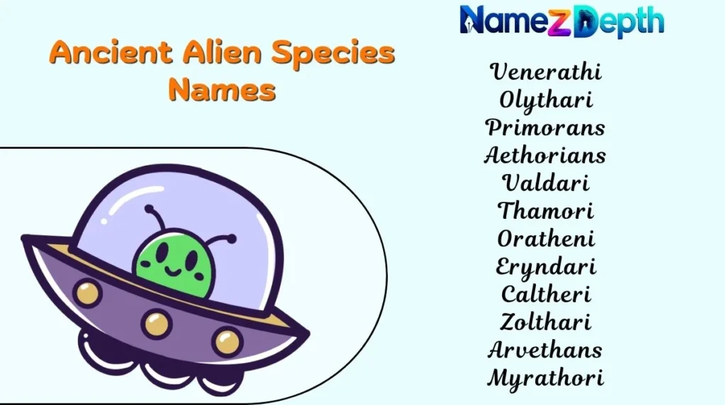 Ancient Alien Species Names