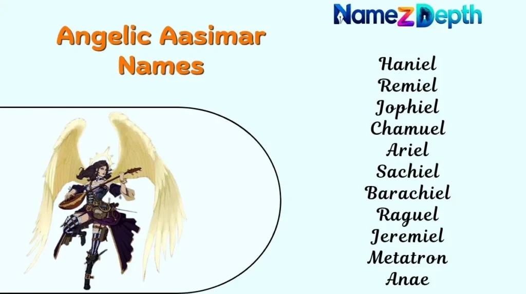 Angelic Aasimar Names