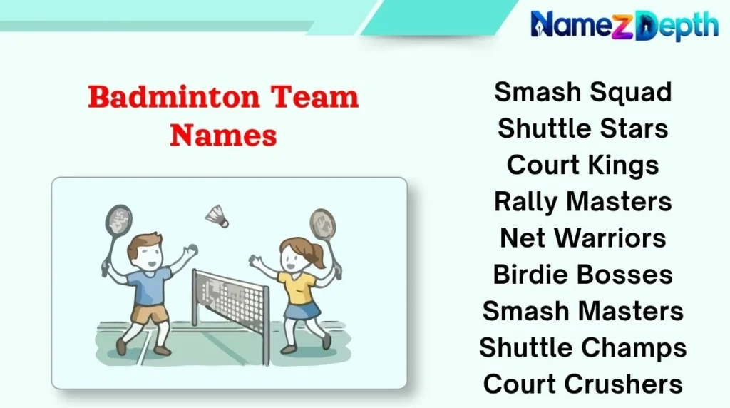Badminton Team Names
