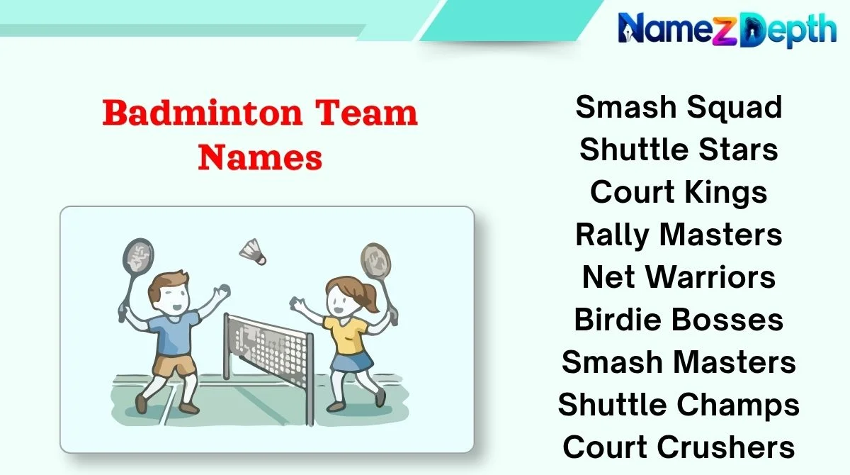 Badminton Team Names