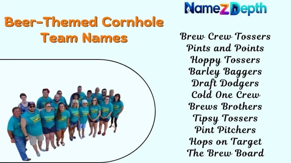 Beer-Themed Cornhole Team Names