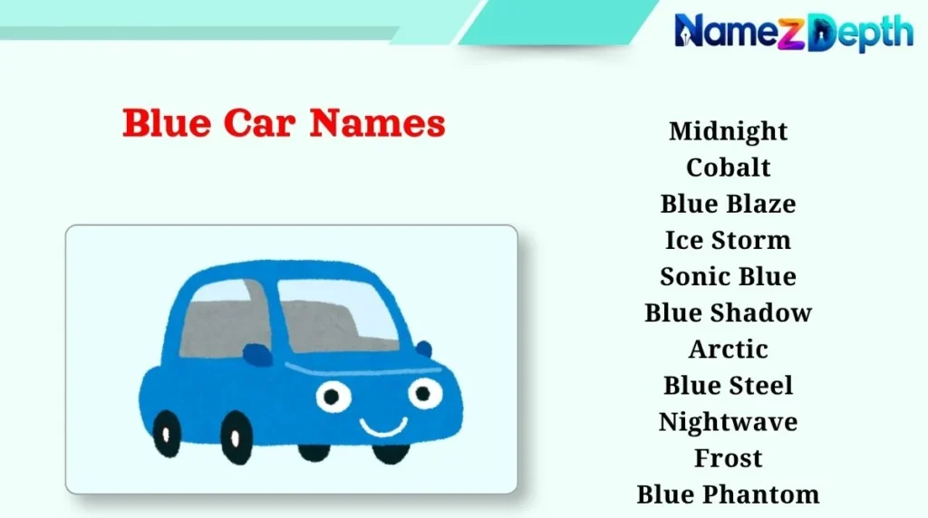 Blue Car Names