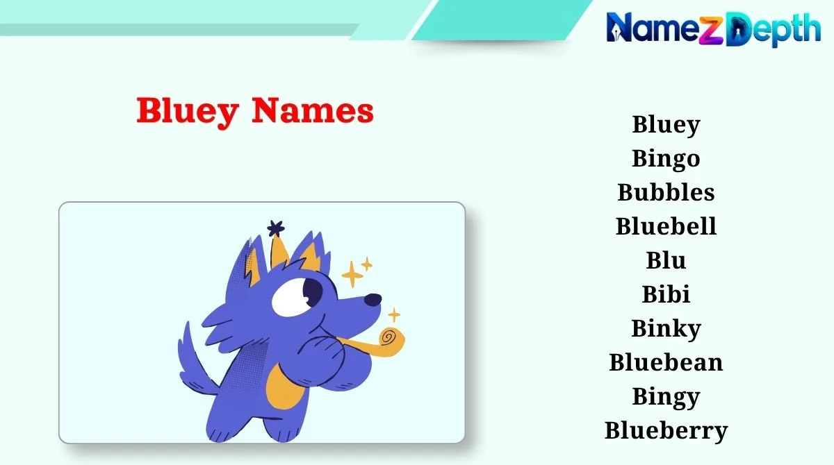 Bluey Names