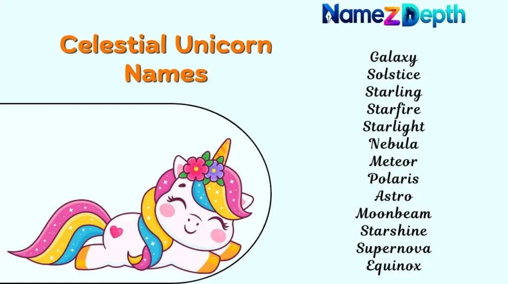 Celestial Unicorn Names
