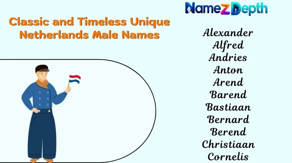 Classic and Timeless Unique Netherlands Male Names