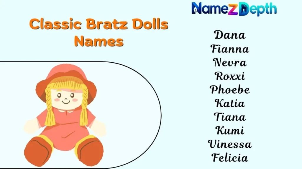 Classic Bratz Dolls Names