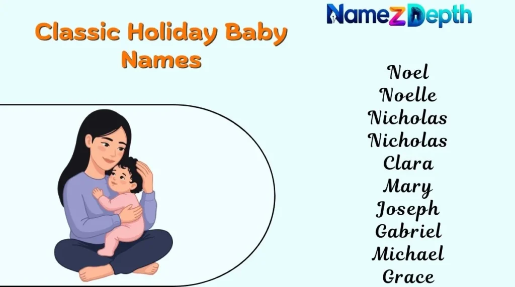 Classic Holiday Baby Names