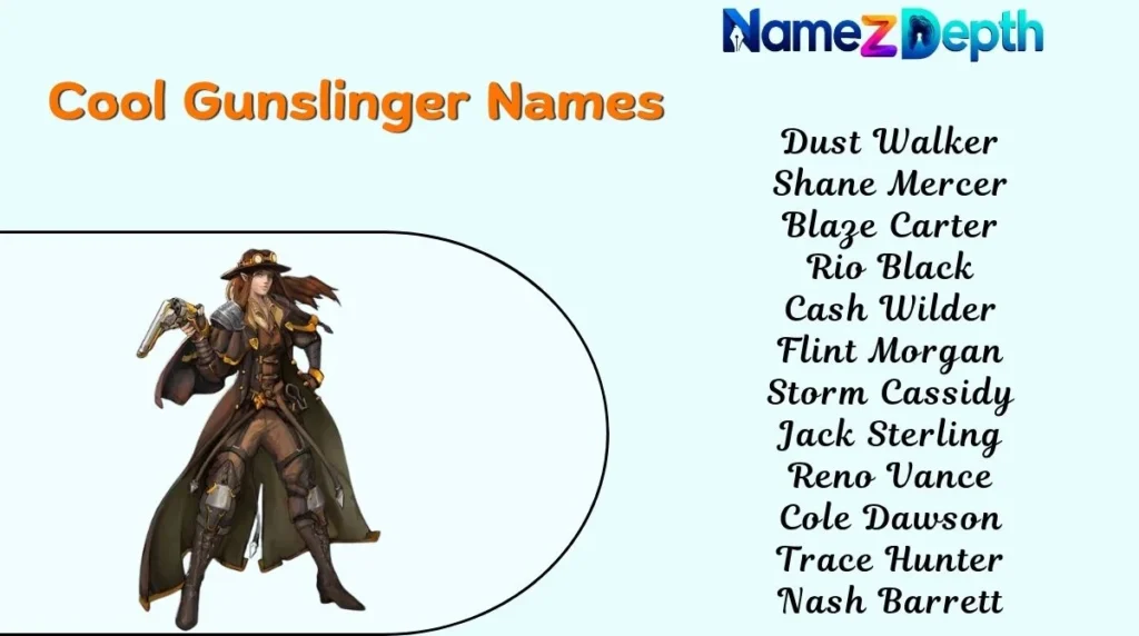 Cool Gunslinger Names