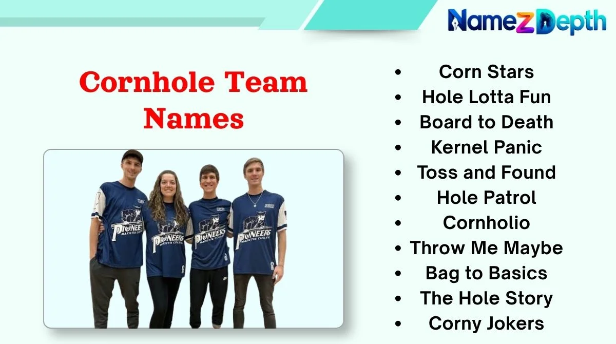 Cornhole Team Names