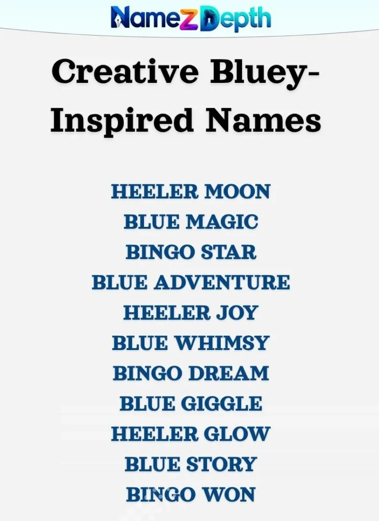 Creative Bluey-Inspired Names