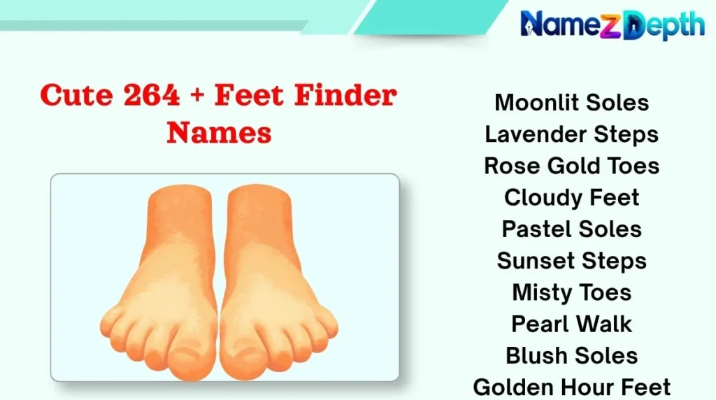 Cute 264 + Feet Finder Names