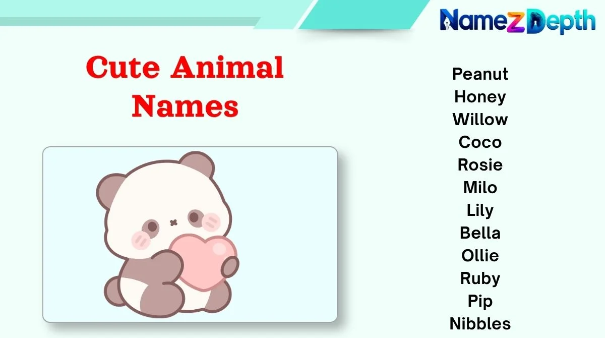 Cute Animal Names