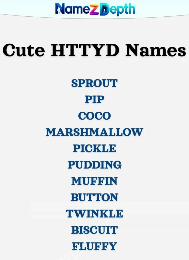 Cute HTTYD Names