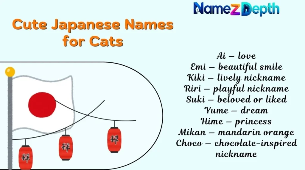 Cute Japanese Names for Cats