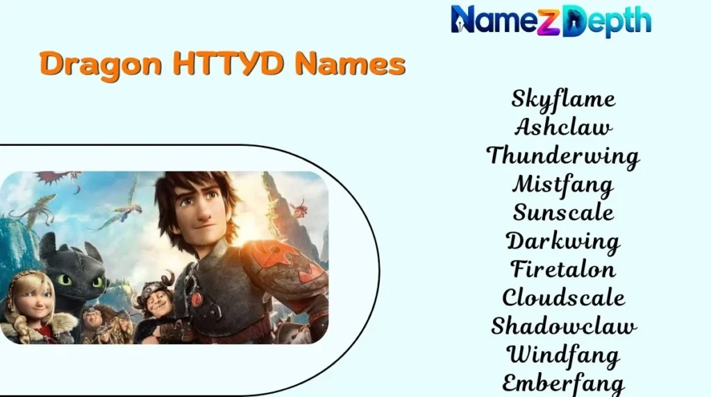 Dragon HTTYD Names