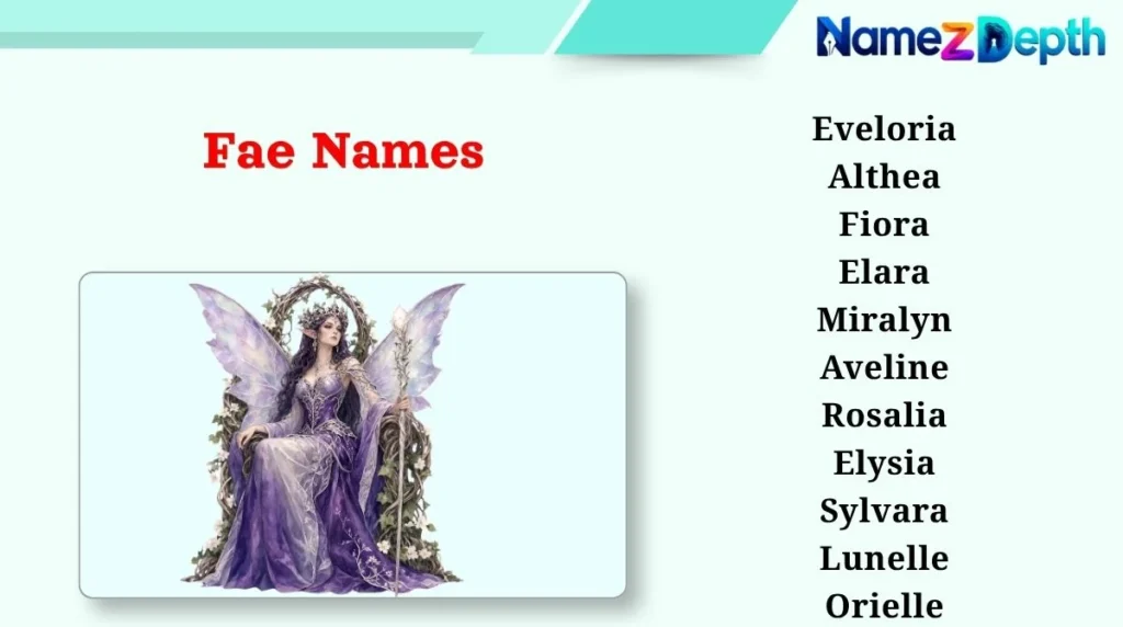 Fae Names