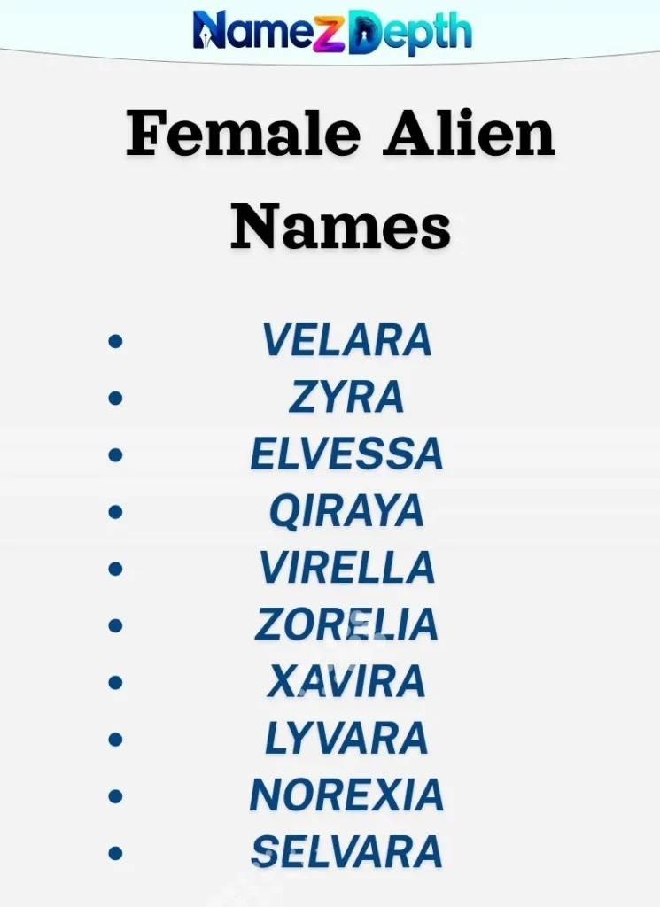 Female Alien Names