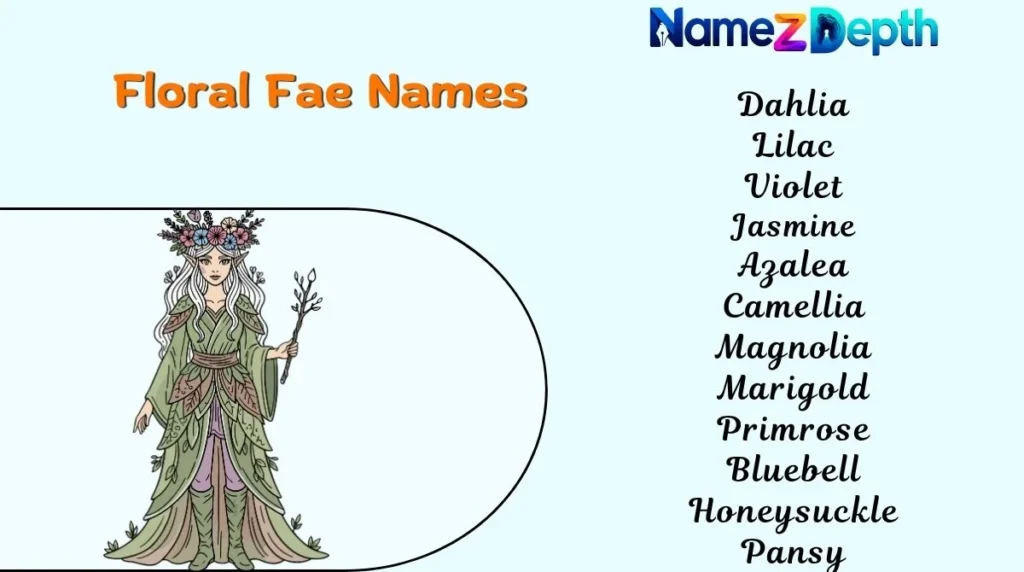 Floral Fae Names