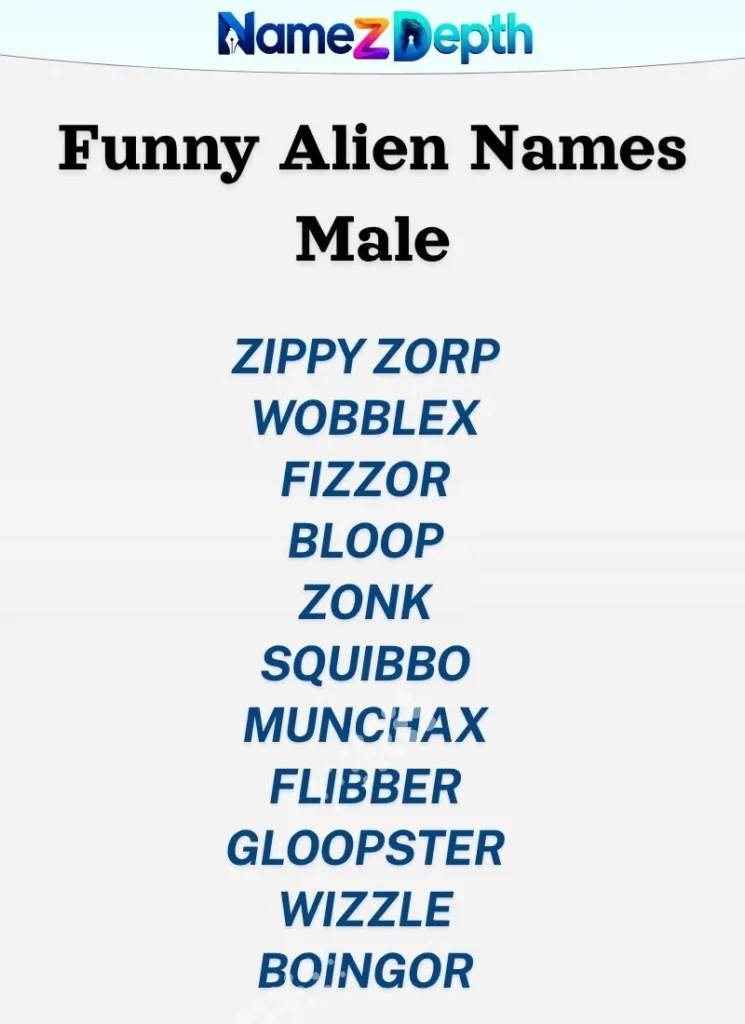Funny Alien Names Male