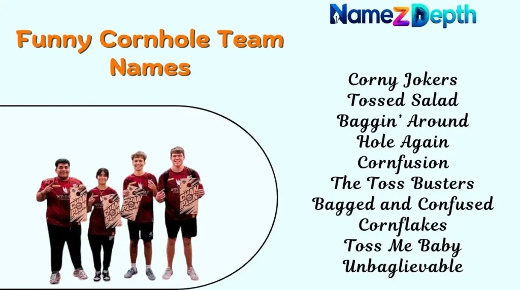Funny Cornhole Team Names
