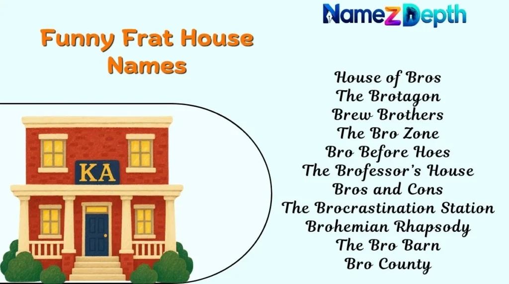 Funny Frat House Names 😂