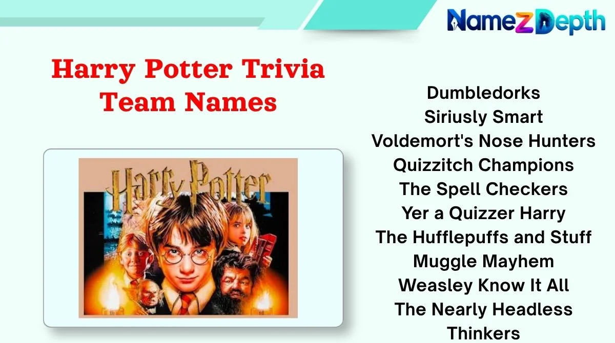 Harry Potter Trivia Team Names