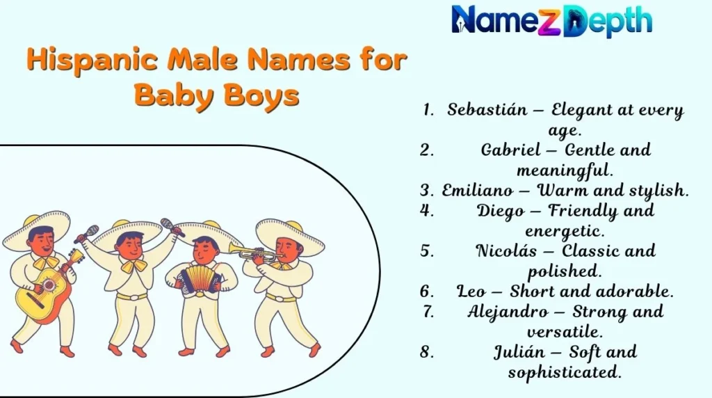 Hispanic Male Names for Baby Boys