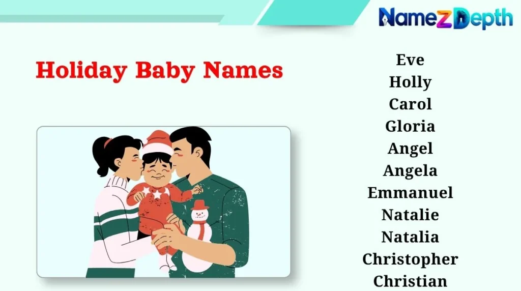 Holiday Baby Names