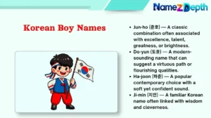 Korean Boy Names