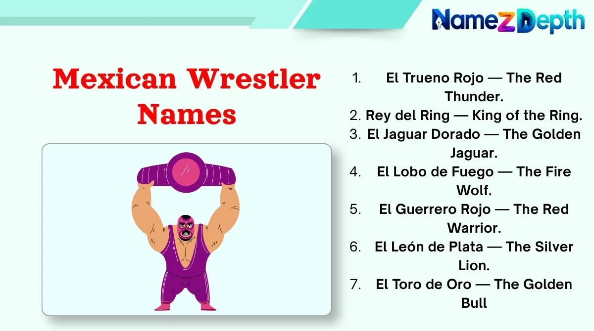 Mexican Wrestler Names