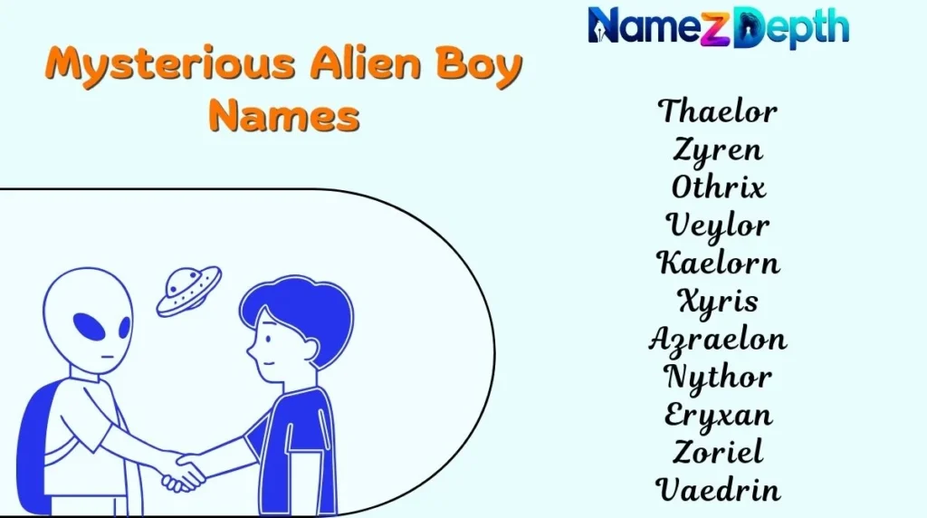 Mysterious Alien Boy Names